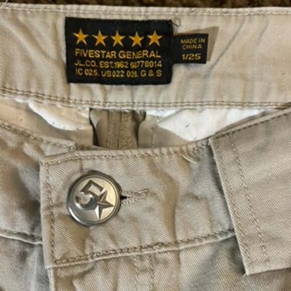 Womens Khaki Cargo Pants - Picture 5 of 8